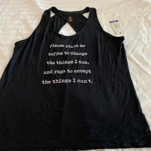 Gaiam Black Yoga Tank Top